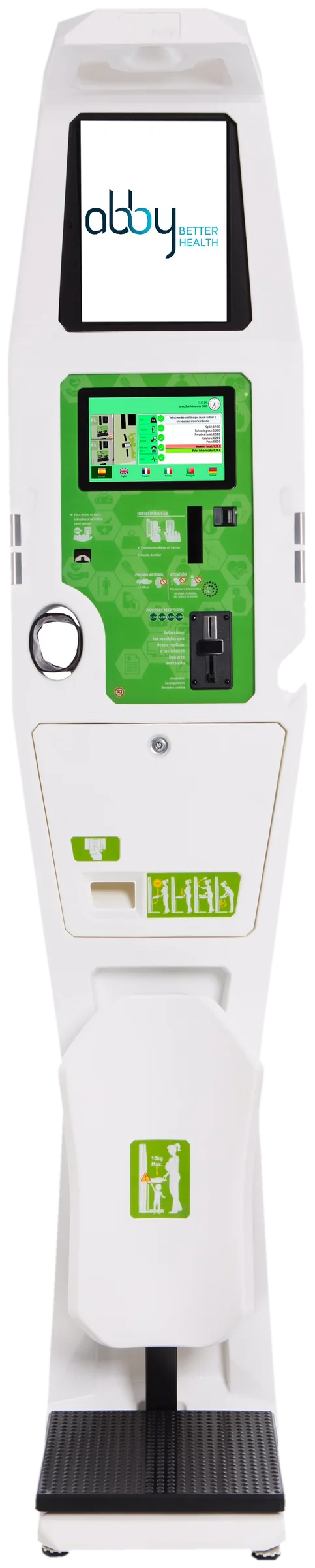 Abby self-service health screening station